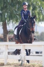 ARIANA MADIX Out Rides Her Horse in Agoura Hills 01/16/2021
