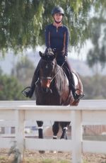 ARIANA MADIX Out Rides Her Horse in Agoura Hills 01/16/2021