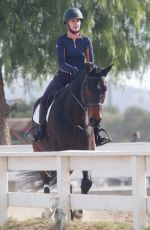 ARIANA MADIX Out Rides Her Horse in Agoura Hills 01/16/2021