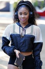 ARIANE ANDREW in SHorts Out Hiking at Fryman Canyon in Studio City 01/16/2021