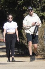 ASHLEY BENSON and G-Eazy Out Hiking in Los Angeles 01/11/2021