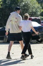 ASHLEY BENSON and G-Eazy Out Hiking in Los Angeles 01/11/2021