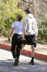 ASHLEY BENSON and G-Eazy Out Hiking in Los Angeles 01/11/2021