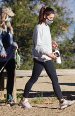 ASHLEY GREENE Out Hiking with Friends in Los Angeles 01/17/2021
