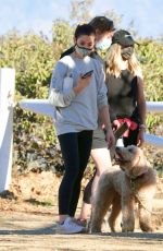 ASHLEY GREENE Out Hiking with Friends in Los Angeles 01/17/2021