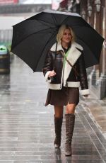 ASHLEY ROBERTS Arrives at Global Radio in London 01/13/2021
