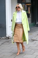 ASHLEY ROBERTS Arrives at Global Studios in London 01/15/2021