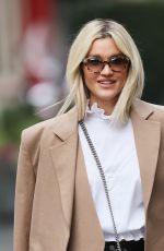 ASHLEY ROBERTS Arrives at Heart Radio in London 01/28/2021