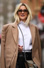ASHLEY ROBERTS Arrives at Heart Radio in London 01/28/2021