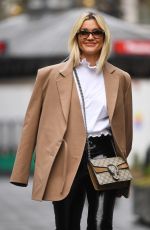 ASHLEY ROBERTS Arrives at Heart Radio in London 01/28/2021