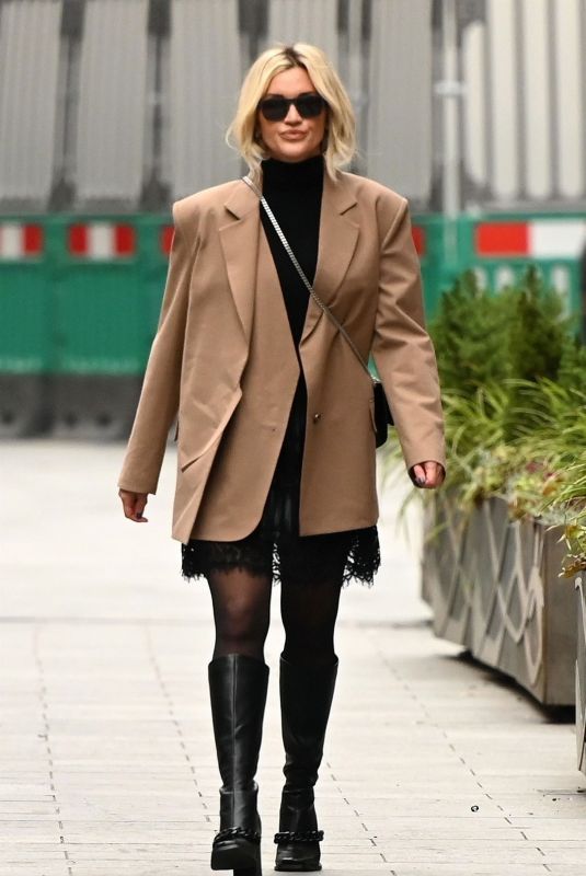 ASHLEY ROBERTS at Global Radio Studios in London 01/11/2021
