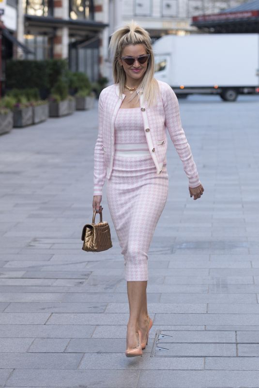 ASHLEY ROBERTS at Global Radio Studios in London 01/22/2021