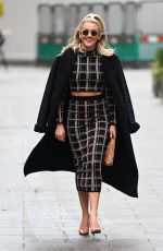 ASHLEY ROBERTS Leaves Global Radio in London 01/04/2021