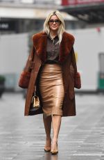 ASHLEY ROBERTS Leaves Global Radio in London 01/27/2021