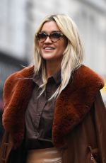 ASHLEY ROBERTS Leaves Global Radio in London 01/27/2021