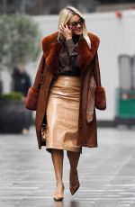 ASHLEY ROBERTS Leaves Global Radio in London 01/27/2021