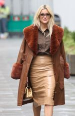 ASHLEY ROBERTS Leaves Global Radio in London 01/27/2021