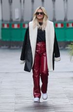 ASHLEY ROBERTS Leaves Global Studios in London 01/19/2021