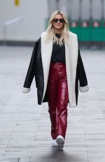 ASHLEY ROBERTS Leaves Global Studios in London 01/19/2021
