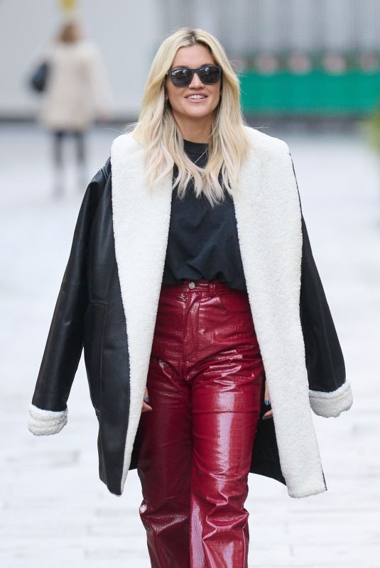 ASHLEY ROBERTS Leaves Global Studios in London 01/19/2021