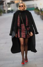 ASHLEY ROBERTS Leaves Heart Radio in London 01/07/2021