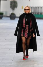 ASHLEY ROBERTS Leaves Heart Radio in London 01/07/2021