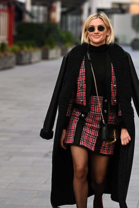 ASHLEY ROBERTS Leaves Heart Radio in London 01/07/2021