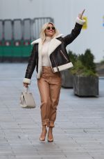 ASHLEY ROBERTS Leaves Heart Radio in London 01/25/2021