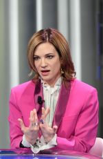 ASIA ARGENTO at Porta a Porta TV Show in Rome 01/27/2021