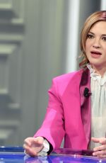 ASIA ARGENTO at Porta a Porta TV Show in Rome 01/27/2021