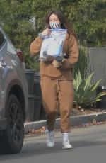 AUBREY PLAZA Out and About in Los Angeles 01/03/2021