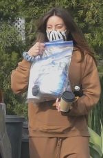 AUBREY PLAZA Out and About in Los Angeles 01/03/2021