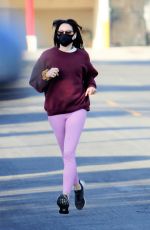 AUBREY PLAZA Out and About in Los Angeles 01/04/2021