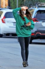 AUBREY PLAZA Out and About in Studio City 01/05/2021