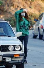 AUBREY PLAZA Out and About in Studio City 01/05/2021