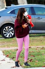 AUBREY PLAZA Out Jogging in Los Angeles 01/07/2021