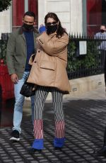 BELLA HADID Leaves La Reserve Hotel in Paris 01/28/2021