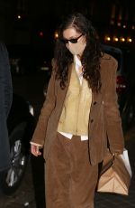 BELLA HADID Out in Paris for Fashion Week 01/26/2021