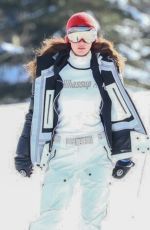 BELLA HADID Out Skiing in Aspen 01/03/2021