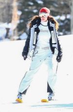 BELLA HADID Out Skiing in Aspen 01/03/2021