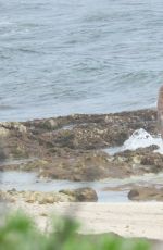 BELLA THORNE and Benjamin Mascolo on the Beach in Tulum 01/04/2021