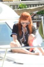 BELLA THORNE at a Boat on Vacation in Tulum 01/09/2021