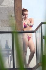 BELLA THORNE in Bikini at a Pool in Tulum 01/04/2021