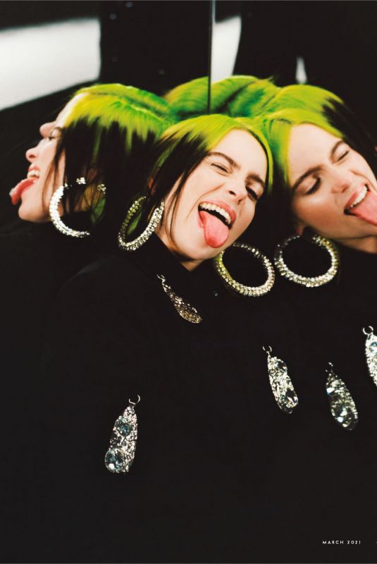 BILLIE EILISH in Vogue Magazine, UK March 2021