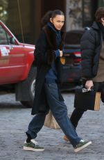 BINX WALTON Out for Lunch in New York 01/28/2021