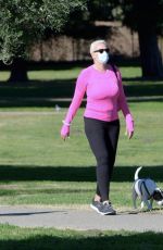 BRIGITTE NIELSEN Out at a Park in Los Angeles 01/08/2021
