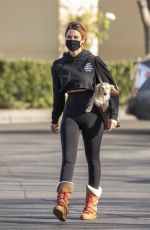BRITTANY FURLAN Out Shopping in Calabasas 01/24/2021