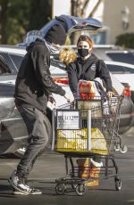 BRITTANY FURLAN Out Shopping in Calabasas 01/24/2021