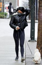 CAMILA MENDES Out with Her Dog in Vancouver 01/30/2021