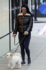 CAMILA MENDES Out with Her Dog in Vancouver 01/30/2021